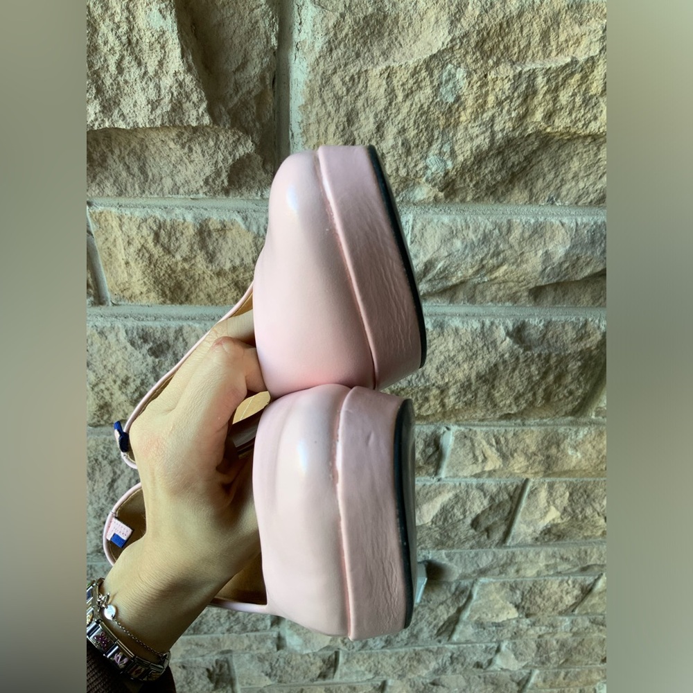 💗 DR LIZA Shirley Pink Pump Heels Orthopaedic Comfort Leather Size 9 like new - Picture 15 of 16